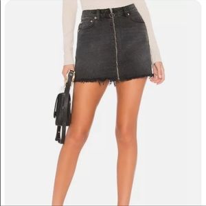 Black Free People Mini skirt size 28